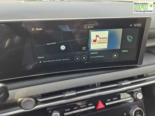 Hyundai TUCSON Trend 1.6 T-GDI 150PS Automatik TZ 2026 Teil-Leder Sitzheizung v+h Lenkradheizung Klimaautomatik Navi Touchscreen DAB+ Apple CarPlay + Android Auto PDC R&uuml;ckf.-Kamera Matrix-LED-Scheinw. 