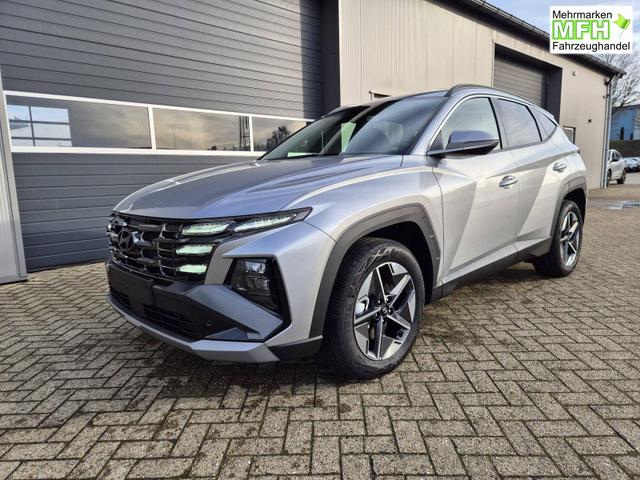 Hyundai TUCSON Trend 1.6 T-GDI 150PS Automatik TZ 2026 Teil-Leder Sitzheizung v+h Lenkradheizung Klimaautomatik Navi Touchscreen DAB+ Apple CarPlay + Android Auto PDC R&uuml;ckf.-Kamera Matrix-LED-Scheinw. 