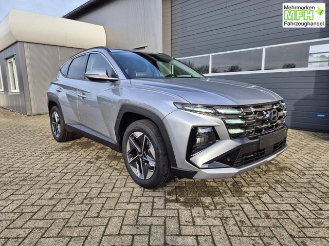Hyundai TUCSON Trend 1.6 T-GDI 150PS Automatik TZ 2026 Teil-Leder Sitzheizung v+h Lenkradheizung Klimaautomatik Navi Touchscreen DAB+ Apple CarPlay + Android Auto PDC R&uuml;ckf.-Kamera Matrix-LED-Scheinw. 