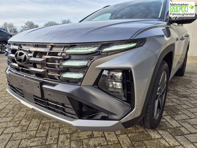 Hyundai TUCSON Trend 1.6 T-GDI 150PS Automatik TZ 2026 Teil-Leder Sitzheizung v+h Lenkradheizung Klimaautomatik Navi Touchscreen DAB+ Apple CarPlay + Android Auto PDC R&uuml;ckf.-Kamera Matrix-LED-Scheinw. 