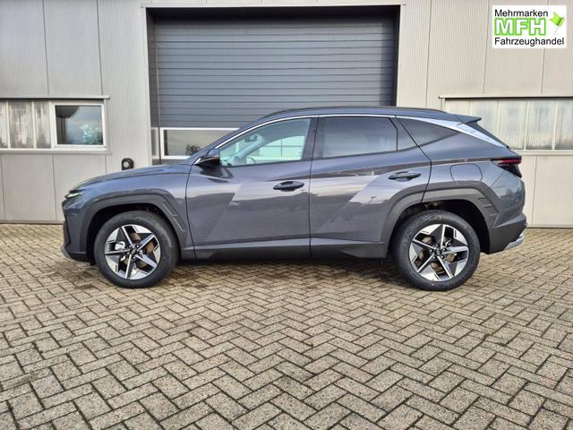 Hyundai TUCSON Trend 1.6 T-GDI 150PS Automatik TZ 2026 Teil-Leder Sitzheizung v+h Lenkradheizung Klimaautomatik Navi Touchscreen DAB+ Apple CarPlay + Android Auto PDC R&uuml;ckf.-Kamera Matrix-LED-Scheinw. 