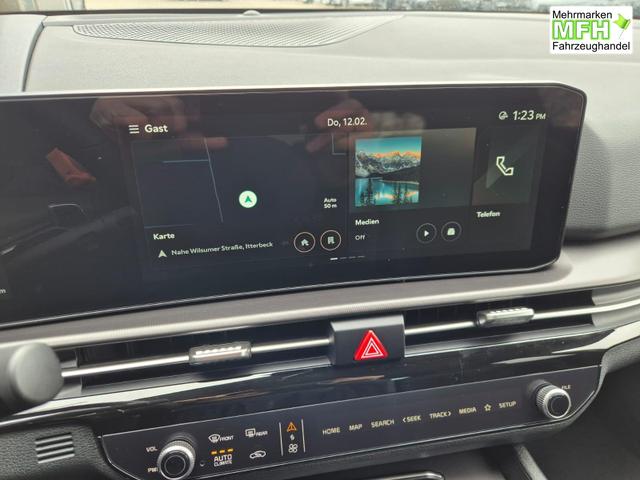 Kia Sportage Spirit 1.6 T-GDI 150PS DCT NEUES MODELL MY26 FACELIFT Teil-Leder 18"LM Sitzheizung v+h Lenkradheizung Klimaautomatik ACC Navi Bluetooth Touchscreen Apple CarPlay Android Auto PDC R&uuml;ckf.Kamera 2x Keyless 