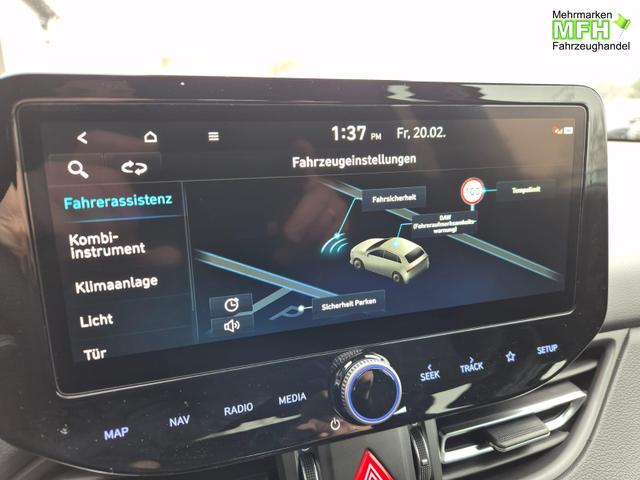 Hyundai i30 Kombi 1.6 T-GDI 150PS Automatik N-Line MY2026 Sitzheizung Lenkradheizung Klimaautomatik Navi 10,3"-Touchscreen Bluelink Apple CarPlay + Android Auto PDC v+h R&uuml;ckf.Kamera 18-LM 