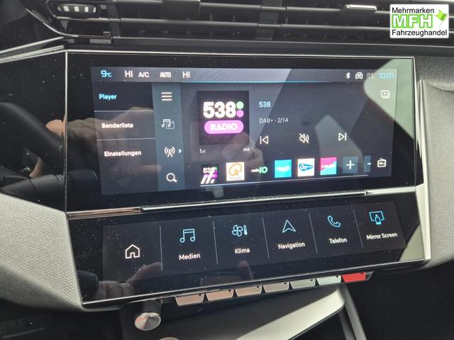 Peugeot 308 SW Allure 1.2 Hybrid 145PS Automatik LED-Scheinwerfer 10" HD-Touchscreen wireless Apple CarPlay + Android Auto Bluetooth 2x Keyless ACC R&uuml;ckf.Kamera PDC 17"LM 