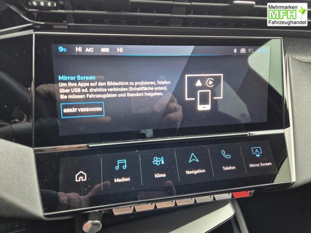 Peugeot 308 SW Allure 1.2 Hybrid 145PS Automatik LED-Scheinwerfer 10" HD-Touchscreen wireless Apple CarPlay + Android Auto Bluetooth 2x Keyless ACC R&uuml;ckf.Kamera PDC 17"LM 