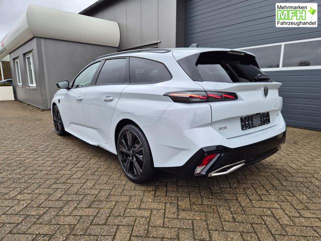 Peugeot 308 SW GT Exclusive 1.2 Hybrid 145PS Automatik Matrix-LED elektr. PanoDach Heckklappe Sitzheizung Lenkradheizung Navi 10" HD-Touchscreen wireless Apple CarPlay + Android Auto FOCAL-System 2x Keyless ACC 4x Kamera PDC v+h 18"LM 