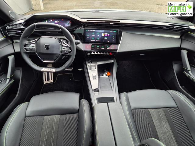 Peugeot 308 SW GT Exclusive 1.2 Hybrid 145PS Automatik Matrix-LED elektr. PanoDach Heckklappe Sitzheizung Lenkradheizung Navi 10" HD-Touchscreen wireless Apple CarPlay + Android Auto FOCAL-System 2x Keyless ACC 4x Kamera PDC v+h 18"LM 