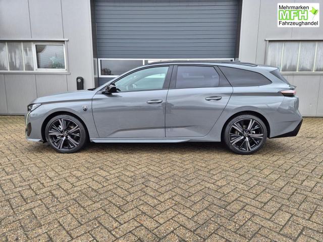 Peugeot 308 SW GT Exclusive 1.2 Hybrid 145PS Automatik Matrix-LED elektr. PanoDach Heckklappe Sitzheizung Lenkradheizung Navi 10" HD-Touchscreen wireless Apple CarPlay + Android Auto FOCAL-System 2x Keyless ACC 4x Kamera PDC v+h 18"LM 