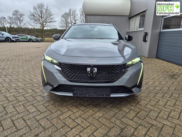 Peugeot 308 SW GT Exclusive 1.2 Hybrid 145PS Automatik Matrix-LED elektr. PanoDach Heckklappe Sitzheizung Lenkradheizung Navi 10" HD-Touchscreen wireless Apple CarPlay + Android Auto FOCAL-System 2x Keyless ACC 4x Kamera PDC v+h 18"LM 