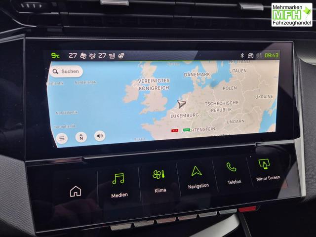 Peugeot 308 SW GT Exclusive 1.2 Hybrid 145PS Automatik Matrix-LED elektr. PanoDach Heckklappe Sitzheizung Lenkradheizung Navi 10" HD-Touchscreen wireless Apple CarPlay + Android Auto FOCAL-System 2x Keyless ACC 4x Kamera PDC v+h 18"LM 