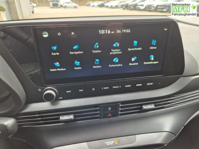 Hyundai i20 1.0 T-GDI 90PS Trend Automatik 5-t&uuml;rig Klimaautomatik Sitzheizung Lenkradheizung R&uuml;ckf.Kamera PDC Apple CarPlay Android Auto Tempomat Touchscreen 16"LM 