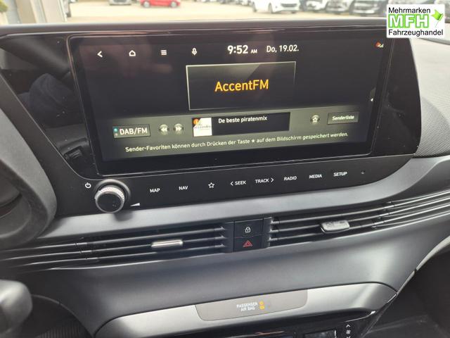 Hyundai i20 1.0 T-GDI 90PS Trend Automatik 5-t&uuml;rig Klimaautomatik Sitzheizung Lenkradheizung R&uuml;ckf.Kamera PDC Apple CarPlay Android Auto Tempomat Touchscreen 16"LM 