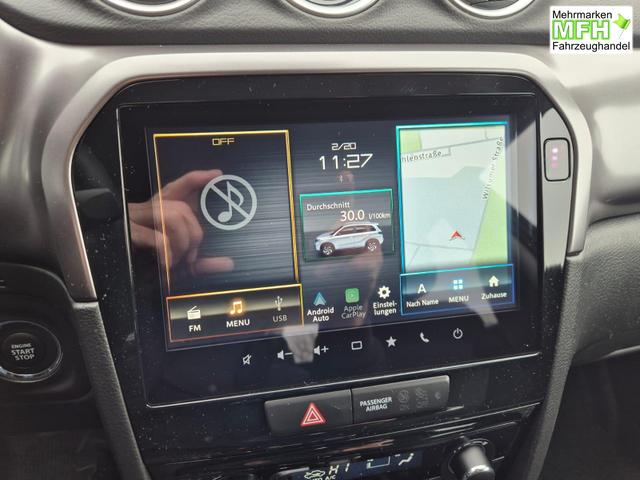 Suzuki Vitara Comfort 110PS Automatik MHEV 1.4 Boosterjet Klimaautomatik Sitzheizung Navi ACC PDC R&uuml;ckf.Kamera Suzuki-Radio Apple CarPlay Android Auto Touchscreen 2xKeyless 17-LM 