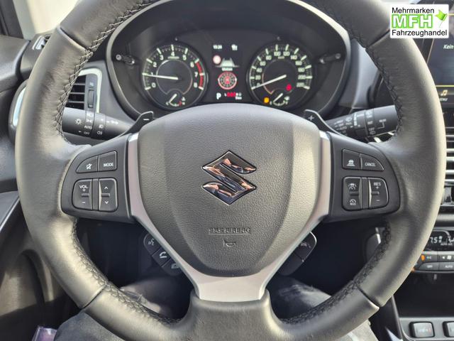 Suzuki S-Cross Comfort+ 110PS Automatik MHEV 1.4 Boosterjet Teilleder Navi Klimaautomatik Sitzheizung ACC PDC v+h 4x Kamera Suzuki-Radio Apple CarPlay Android Auto Touchscreen 2xKeyless 17-LM 