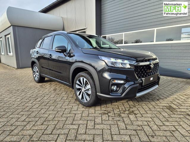 Suzuki S-Cross Comfort+ 110PS MHEV 4x4 ALLGRIP 1.4 Boosterjet Teilleder Navi Klimaautomatik Sitzheizung ACC PDC v+h 4x Kamera Suzuki-Radio Apple CarPlay Android Auto Touchscreen 2xKeyless 17-LM 