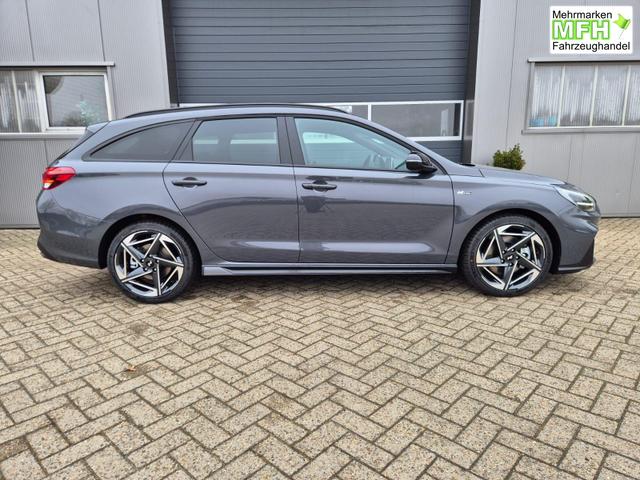 Hyundai i30 Kombi 1.6 T-GDI 150PS Automatik N-Line MY2026 Sitzheizung Lenkradheizung Klimaautomatik Navi 10,3"-Touchscreen Bluelink Apple CarPlay + Android Auto PDC v+h R&uuml;ckf.Kamera 18-LM 
