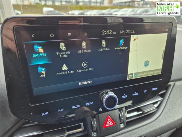 Hyundai i30 Kombi 1.6 T-GDI 150PS Automatik N-Line MY2026 Sitzheizung Lenkradheizung Klimaautomatik Navi 10,3"-Touchscreen Bluelink Apple CarPlay + Android Auto PDC v+h R&uuml;ckf.Kamera 18-LM 