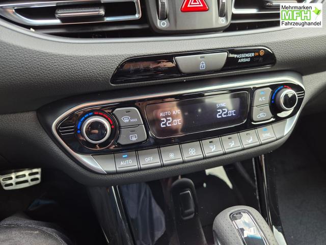 Hyundai i30 Kombi 1.6 T-GDI 150PS Automatik N-Line MY2026 Sitzheizung Lenkradheizung Klimaautomatik Navi 10,3"-Touchscreen Bluelink Apple CarPlay + Android Auto PDC v+h R&uuml;ckf.Kamera 18-LM 