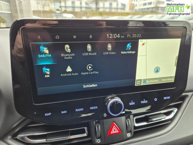 Hyundai i30 Kombi 1.6 T-GDI 150PS Automatik N-Line MY2026 Sitzheizung Lenkradheizung Klimaautomatik Navi 10,3"-Touchscreen Bluelink Apple CarPlay + Android Auto PDC v+h R&uuml;ckf.Kamera 18-LM 