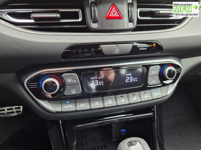 Hyundai i30 Kombi 1.6 T-GDI 150PS Automatik N-Line MY2026 Sitzheizung Lenkradheizung Klimaautomatik Navi 10,3"-Touchscreen Bluelink Apple CarPlay + Android Auto PDC v+h R&uuml;ckf.Kamera 18-LM 