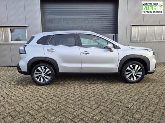 Suzuki S-Cross Comfort+ 110PS Automatik MHEV 4x4 ALLGRIP 1.4 Boosterjet Teilleder Navi Klimaautomatik Sitzheizung ACC PDC v+h 4x Kamera Suzuki-Radio Apple CarPlay Android Auto Touchscreen 2xKeyless 17-LM 