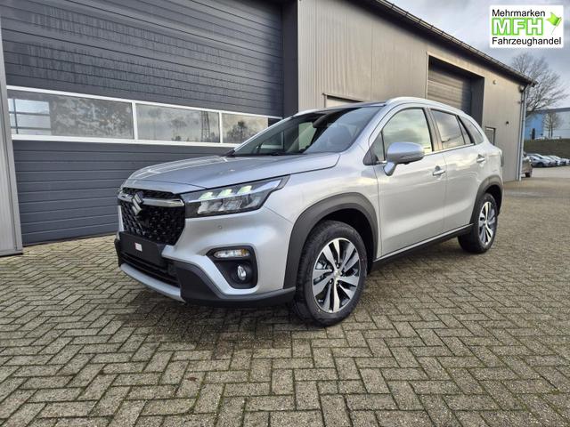 Suzuki S-Cross Comfort+ 110PS Automatik MHEV 4x4 ALLGRIP 1.4 Boosterjet Teilleder Navi Klimaautomatik Sitzheizung ACC PDC v+h 4x Kamera Suzuki-Radio Apple CarPlay Android Auto Touchscreen 2xKeyless 17-LM 