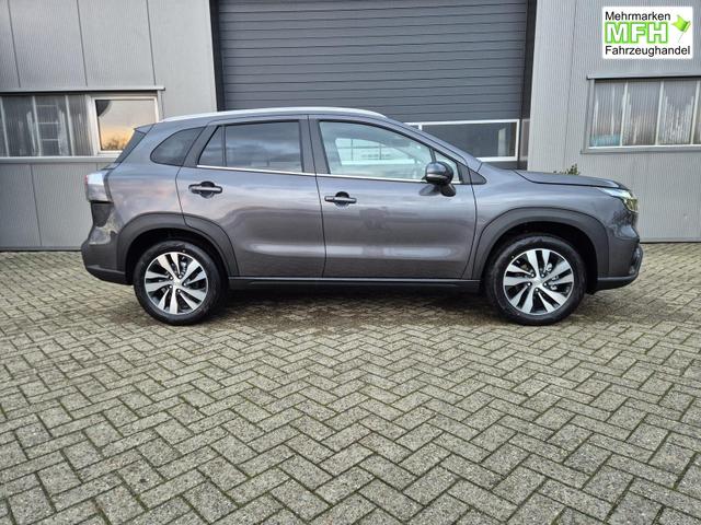 Suzuki S-Cross Comfort+ 110PS Automatik MHEV 4x4 ALLGRIP 1.4 Boosterjet Teilleder Navi Klimaautomatik Sitzheizung ACC PDC v+h 4x Kamera Suzuki-Radio Apple CarPlay Android Auto Touchscreen 2xKeyless 17-LM 