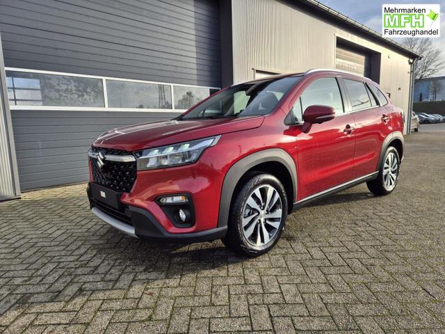 Suzuki S-Cross Comfort+ 110PS Automatik MHEV 4x4 ALLGRIP 1.4 Boosterjet Teilleder Navi Klimaautomatik Sitzheizung ACC PDC v+h 4x Kamera Suzuki-Radio Apple CarPlay Android Auto Touchscreen 2xKeyless 17-LM 
