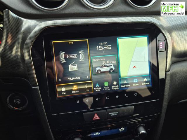 Suzuki Vitara Comfort+ 110PS Automatik MHEV 4x4 ALLGRIP 1.4 Boosterjet Teilleder Navi Klimaautomatik Sitzheizung ACC PDC v+h R&uuml;ckf.Kamera Suzuki-Radio Apple CarPlay Android Auto Touchscreen 2xKeyless 17-LM 