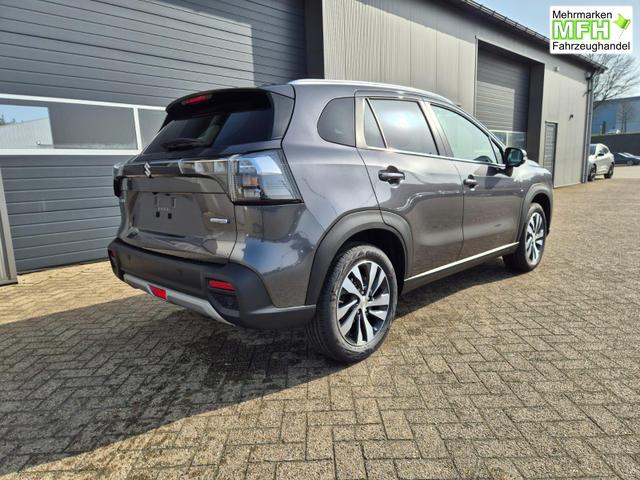 Suzuki S-Cross Comfort+ 110PS MHEV 4x4 ALLGRIP 1.4 Boosterjet Teilleder Navi Klimaautomatik Sitzheizung ACC PDC v+h 4x Kamera Suzuki-Radio Apple CarPlay Android Auto Touchscreen 2xKeyless 17-LM 