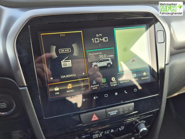 Suzuki Vitara Comfort 110PS MHEV 4x4 ALLGRIP 1.4 Boosterjet Allrad Navi Klimaautomatik Sitzheizung ACC PDC R&uuml;ckf.Kamera Suzuki-Radio Apple CarPlay Android Auto Touchscreen 2xKeyless 17-LM 