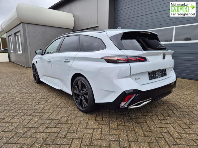 Peugeot 308 SW GT Exclusive 1.2 Hybrid 145PS Automatik Matrix-LED elektr. PanoDach Heckklappe Sitzheizung Lenkradheizung Navi 10" HD-Touchscreen wireless Apple CarPlay + Android Auto FOCAL-System 2x Keyless ACC 4x Kamera PDC v+h 18"LM 