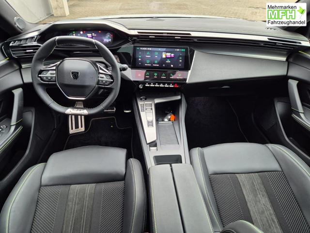 Peugeot 308 SW GT Exclusive 1.2 Hybrid 145PS Automatik Matrix-LED elektr. PanoDach Heckklappe Sitzheizung Lenkradheizung Navi 10" HD-Touchscreen wireless Apple CarPlay + Android Auto FOCAL-System 2x Keyless ACC 4x Kamera PDC v+h 18"LM 