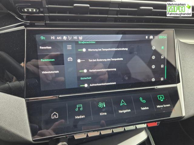 Peugeot 308 SW GT Exclusive 1.2 Hybrid 145PS Automatik Matrix-LED elektr. PanoDach Heckklappe Sitzheizung Lenkradheizung Navi 10" HD-Touchscreen wireless Apple CarPlay + Android Auto FOCAL-System 2x Keyless ACC 4x Kamera PDC v+h 18"LM 
