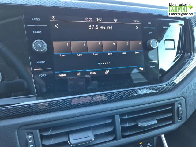 Volkswagen Taigo 1.0 TSI 116PS DSG Life LED-Matrix-Scheinwerfer Klimaautomatik Sitzheizung PDC R&uuml;ckf.Kamera 17-LM abged.Scheiben 2xKeyless DAB+ Bluetooth Touchscreen Apple CarPlay Android Auto 