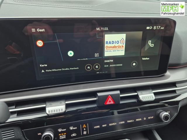 Kia Sportage 1.6 T-GDi 180PS 4x4 AWD Automatik GT-Line NEUES MODELL MY26 FACELIFT Teil-Leder 19"LM Sitzheizung v+h Lenkradheizung Klimaautomatik ACC Navi Bluetooth Touchscreen Apple CarPlay Android Auto PDC R&uuml;ckf.Kamera 2x Keyless 