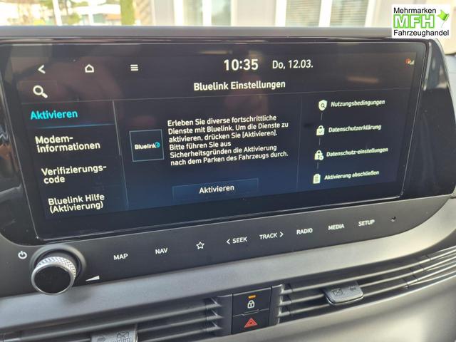 Hyundai i20 1.0 T-GDI 90PS Trend Automatik 5-t&uuml;rig Klimaautomatik Sitzheizung Lenkradheizung R&uuml;ckf.Kamera PDC Apple CarPlay Android Auto Tempomat Touchscreen 16"LM 
