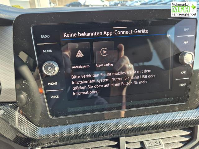Volkswagen T-Cross 1.0 TSI 116PS DSG Life LED-Matrix-Scheinwerfer ACC Klimaautomatik Sitzheizung PDC v+h 17-LM abged.Scheiben 2xKeyless DAB+ Bluetooth Touchscreen Apple CarPlay Android Auto 