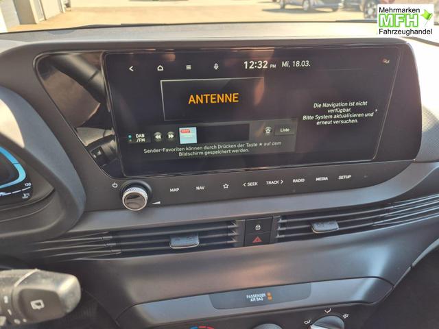 Hyundai i20 1.0 T-GDI 90PS Automatik 5-T&uuml;rer Sitzheizung Lenkradheizung R&uuml;ckf.Kamera PDC Klima Apple CarPlay Android Auto Tempomat Touchscreen 