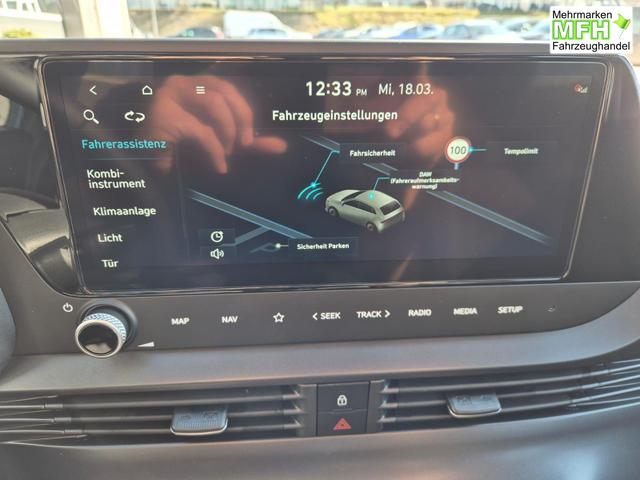 Hyundai i20 1.0 T-GDI 90PS Automatik 5-T&uuml;rer Sitzheizung Lenkradheizung R&uuml;ckf.Kamera PDC Klima Apple CarPlay Android Auto Tempomat Touchscreen 