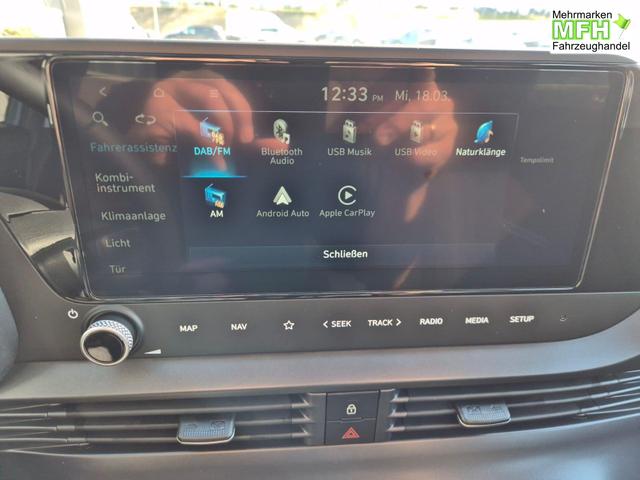 Hyundai i20 1.0 T-GDI 90PS Automatik 5-T&uuml;rer Sitzheizung Lenkradheizung R&uuml;ckf.Kamera PDC Klima Apple CarPlay Android Auto Tempomat Touchscreen 