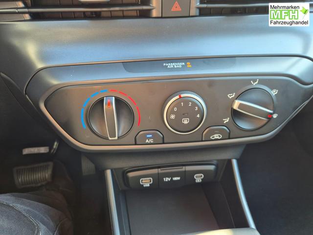 Hyundai i20 1.0 T-GDI 90PS Automatik 5-T&uuml;rer Sitzheizung Lenkradheizung R&uuml;ckf.Kamera PDC Klima Apple CarPlay Android Auto Tempomat Touchscreen 
