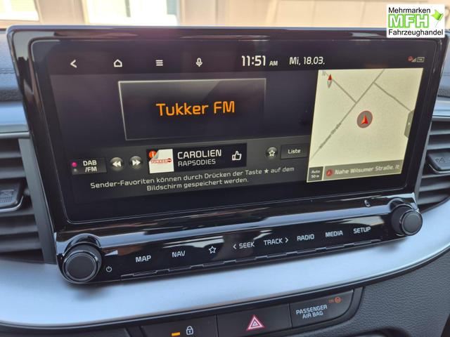 Kia XCeed 1.6 T-GDi 150PS Automatik Klimaautomatik Sitzheizung Lenkradheizung Navi PDC R&uuml;ckf.Kamera abged.Scheiben Apple CarPlay Android Auto 