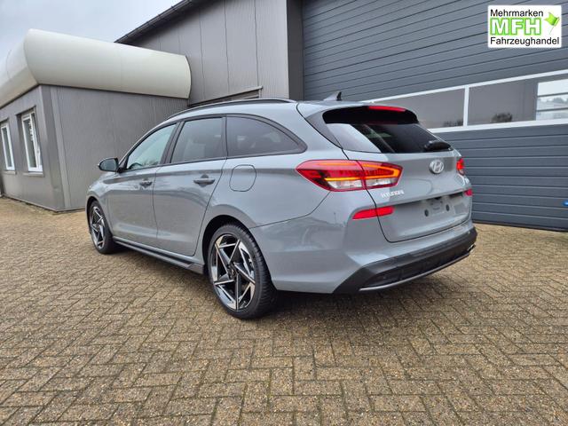 Hyundai i30 Kombi 1.6 T-GDI 150PS Automatik N-Line MY2026 Sitzheizung Lenkradheizung Klimaautomatik Navi 10,3"-Touchscreen Bluelink Apple CarPlay + Android Auto PDC v+h R&uuml;ckf.Kamera 18-LM 