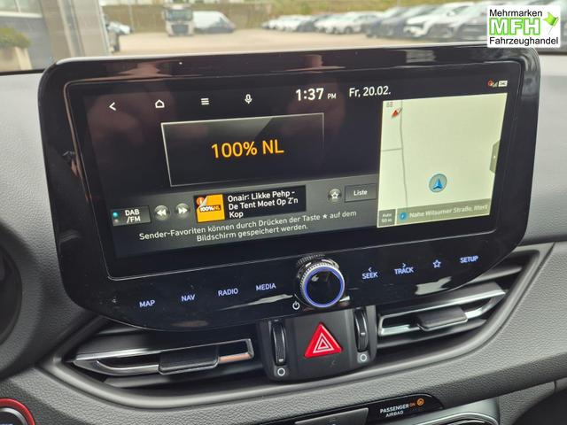 Hyundai i30 Kombi 1.6 T-GDI 150PS Automatik N-Line MY2026 Sitzheizung Lenkradheizung Klimaautomatik Navi 10,3"-Touchscreen Bluelink Apple CarPlay + Android Auto PDC v+h R&uuml;ckf.Kamera 18-LM 
