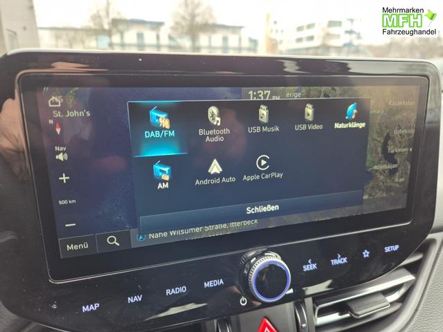 Hyundai i30 Kombi 1.6 T-GDI 150PS Automatik N-Line MY2026 Sitzheizung Lenkradheizung Klimaautomatik Navi 10,3"-Touchscreen Bluelink Apple CarPlay + Android Auto PDC v+h R&uuml;ckf.Kamera 18-LM 