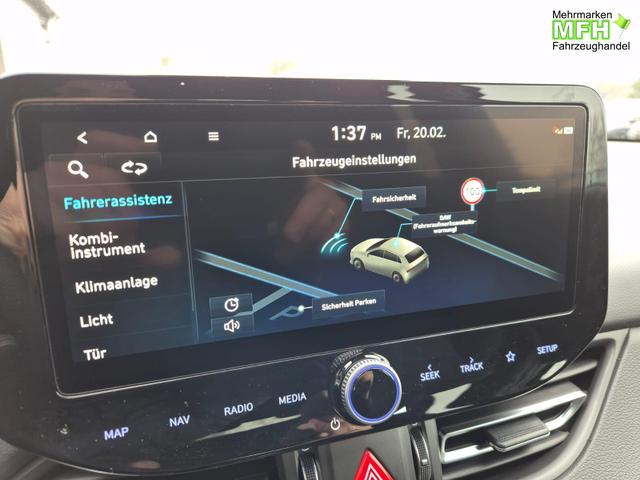 Hyundai i30 Kombi 1.6 T-GDI 150PS Automatik N-Line MY2026 Sitzheizung Lenkradheizung Klimaautomatik Navi 10,3"-Touchscreen Bluelink Apple CarPlay + Android Auto PDC v+h R&uuml;ckf.Kamera 18-LM 