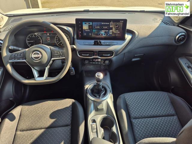 Nissan Juke 1.0 DIG-T 114PS Acenta Klimaautomatik Sitzheizung R&uuml;ckf.Kamera Bluetooth Touchscreen wireless Apple CarPlay Android Auto 