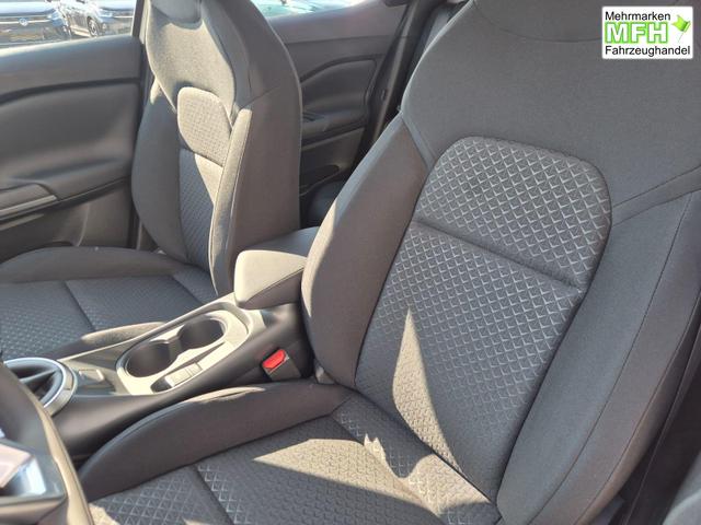 Nissan Juke 1.0 DIG-T 114PS Acenta Klimaautomatik Sitzheizung R&uuml;ckf.Kamera Bluetooth Touchscreen wireless Apple CarPlay Android Auto 