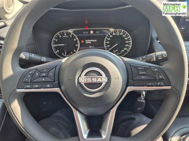 Nissan Juke 1.0 DIG-T 114PS Acenta Klimaautomatik Sitzheizung R&uuml;ckf.Kamera Bluetooth Touchscreen wireless Apple CarPlay Android Auto 